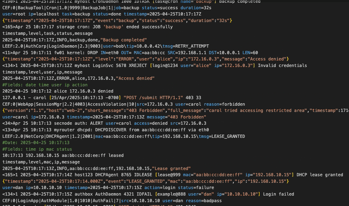 Log Observability Basics